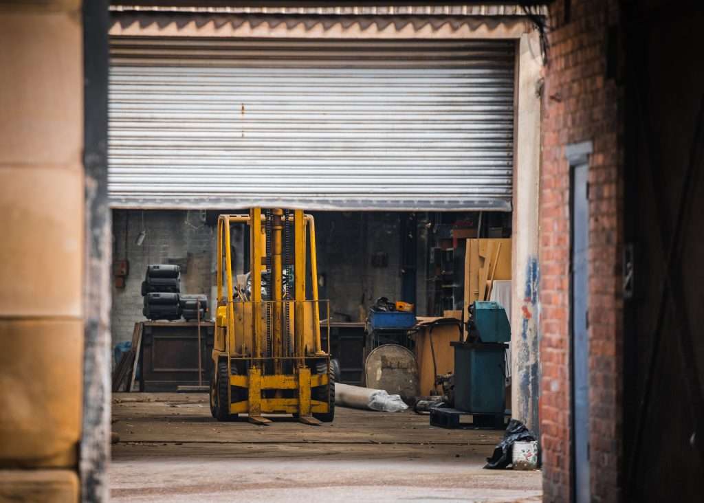 Forklift Garage Door