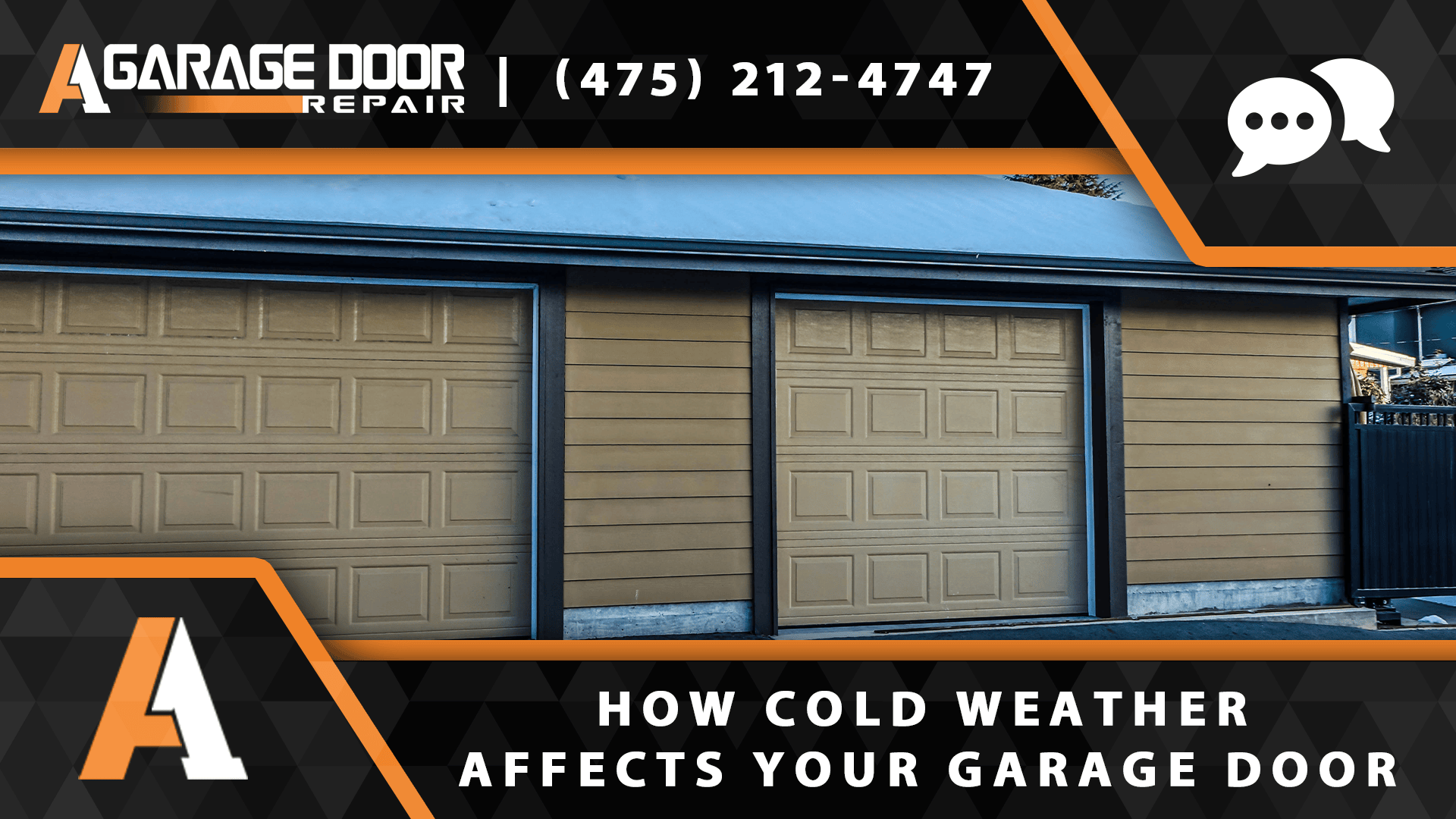 how cold affects your garage door